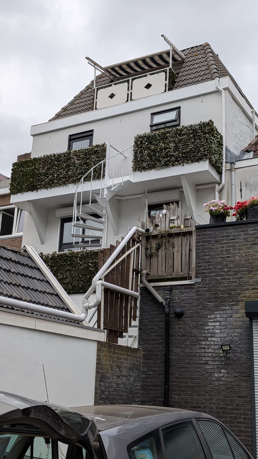 Renovatie achtergevel met dakterras