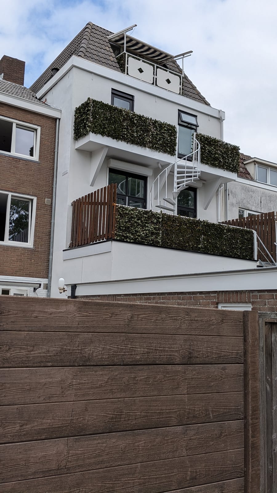 Renovatie achtergevel met dakterras